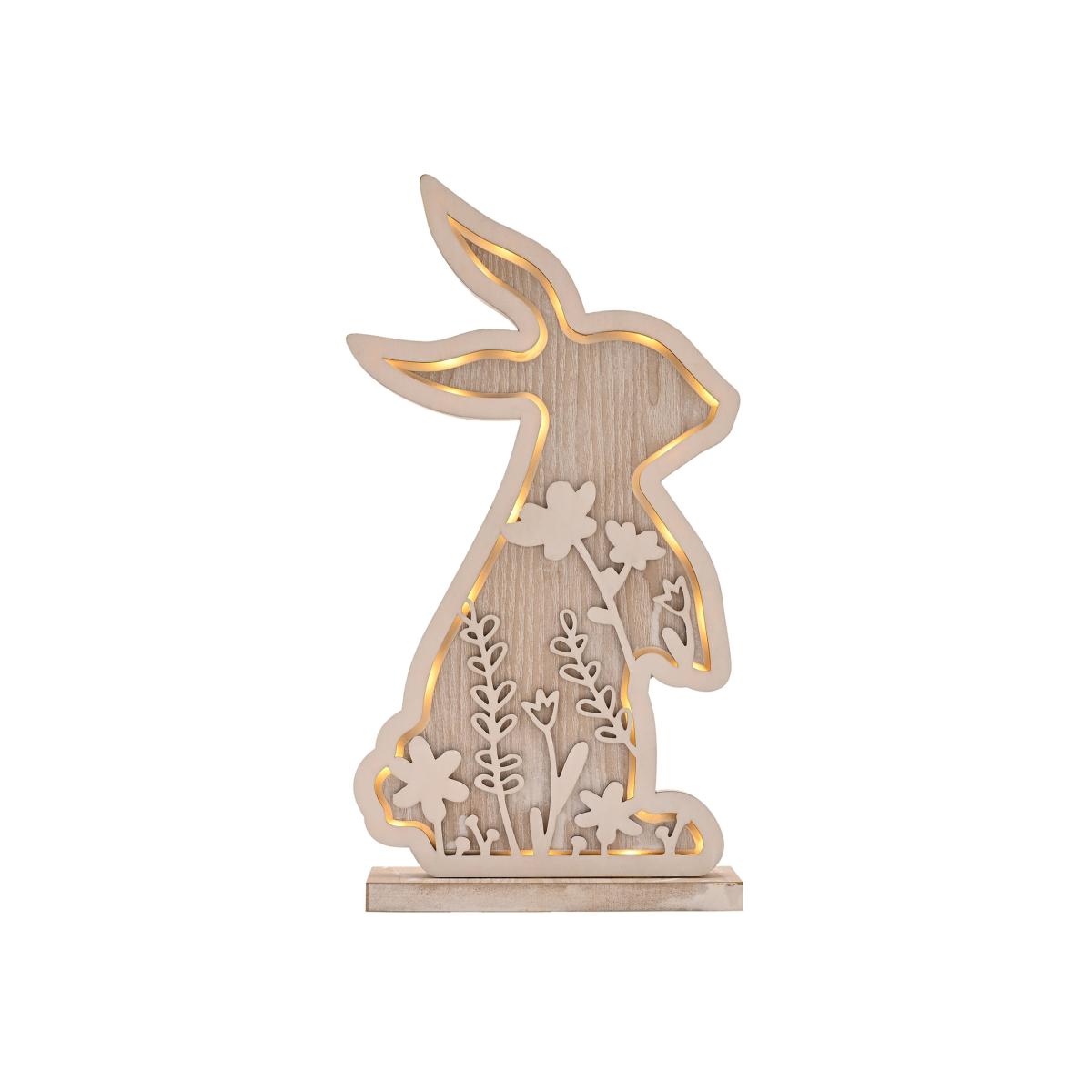 Eggs-traordinary Wooden Bunny LED Light – image 1