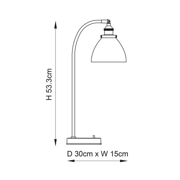 Vogue Tobermory Industrial Adjustable Table Lamp – image 6