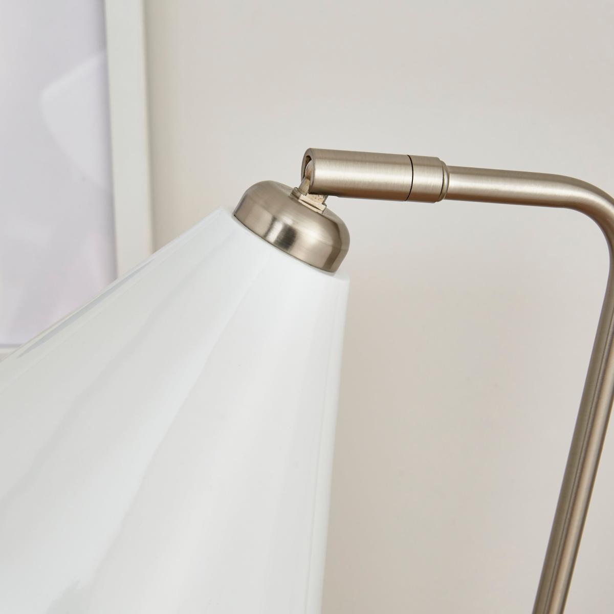 Elements Shaw Adjustable Table Lamp White – image 3