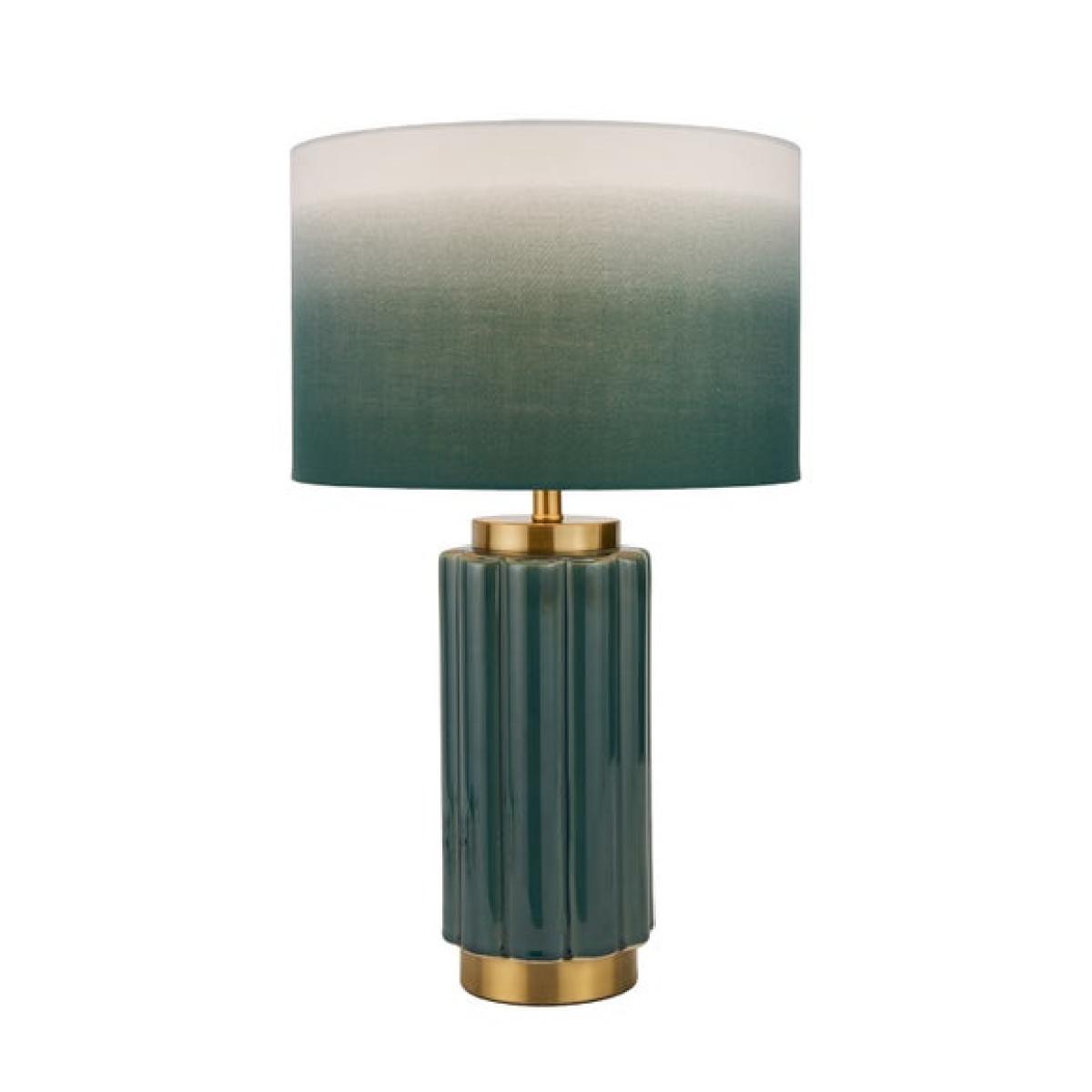 Return - Lushan Scalloped Ceramic Table Lamp – image 4