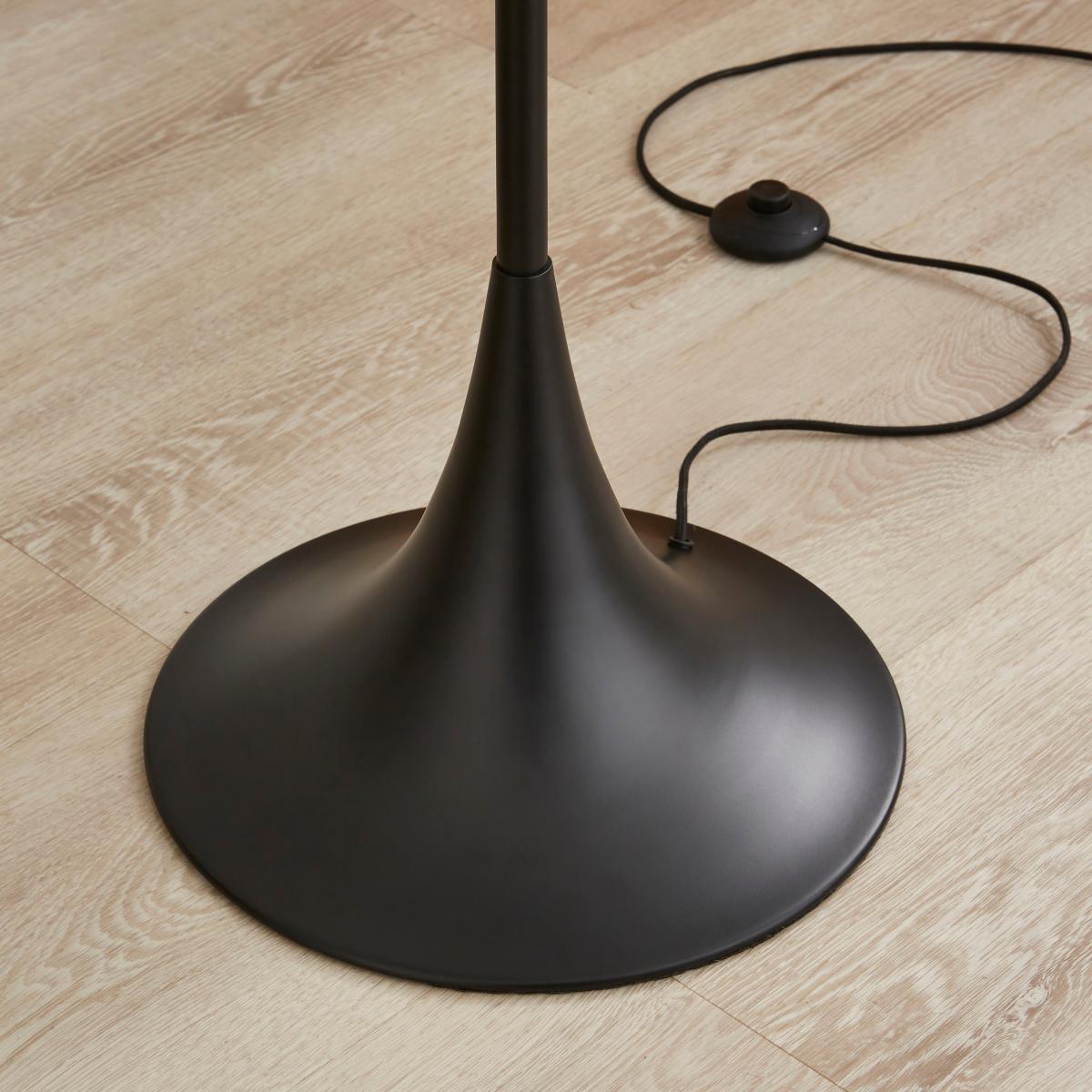 Elements Lennon Industrial 2 Light Floor Lamp Black – image 4