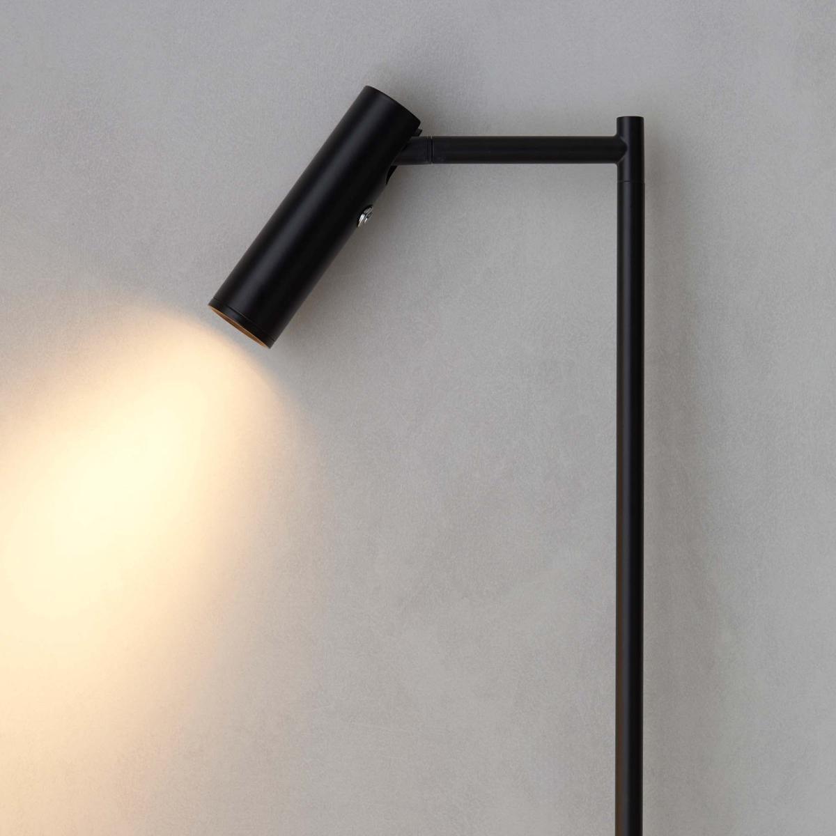 Return - Vogue Adam Steel Adjustable Touch Dimmable Floor Lamp, Black – image 6