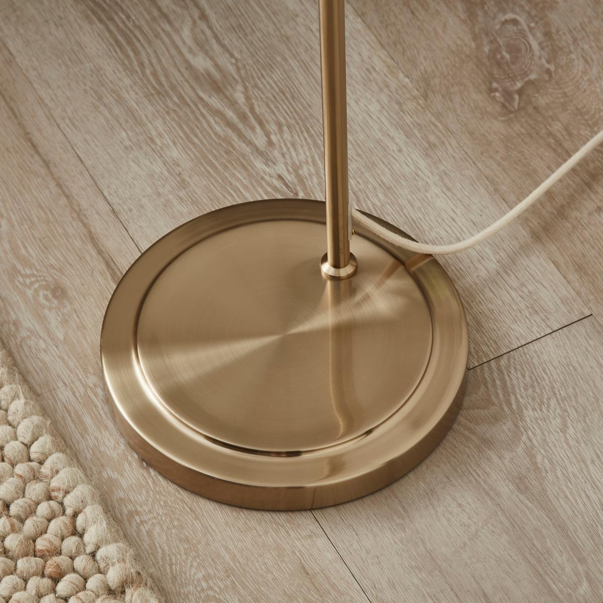 Enid Metal Floor Lamp Gold – image 4
