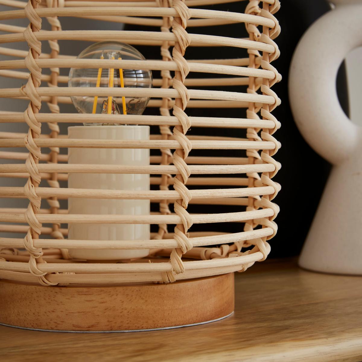 Emil Rattan Table Lamp Natural – image 1