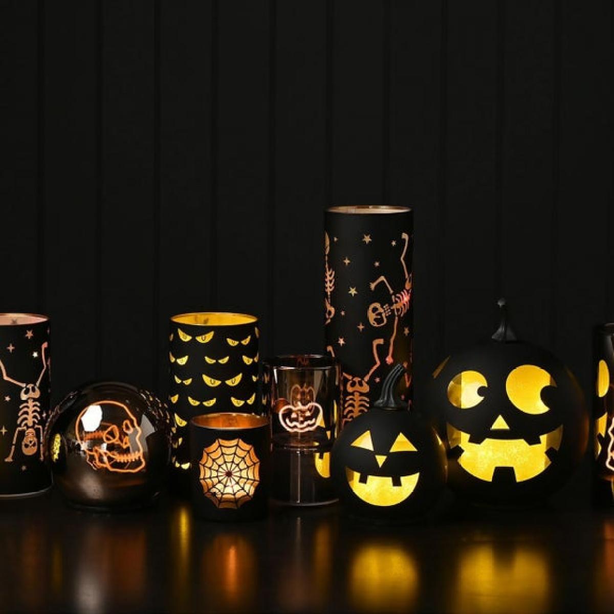 Hocus Pocus Glass Pumpkin Light Up Ornament – image 2