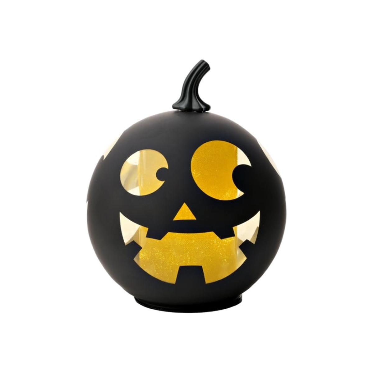 Hocus Pocus Glass Pumpkin Light Up Ornament – image 1