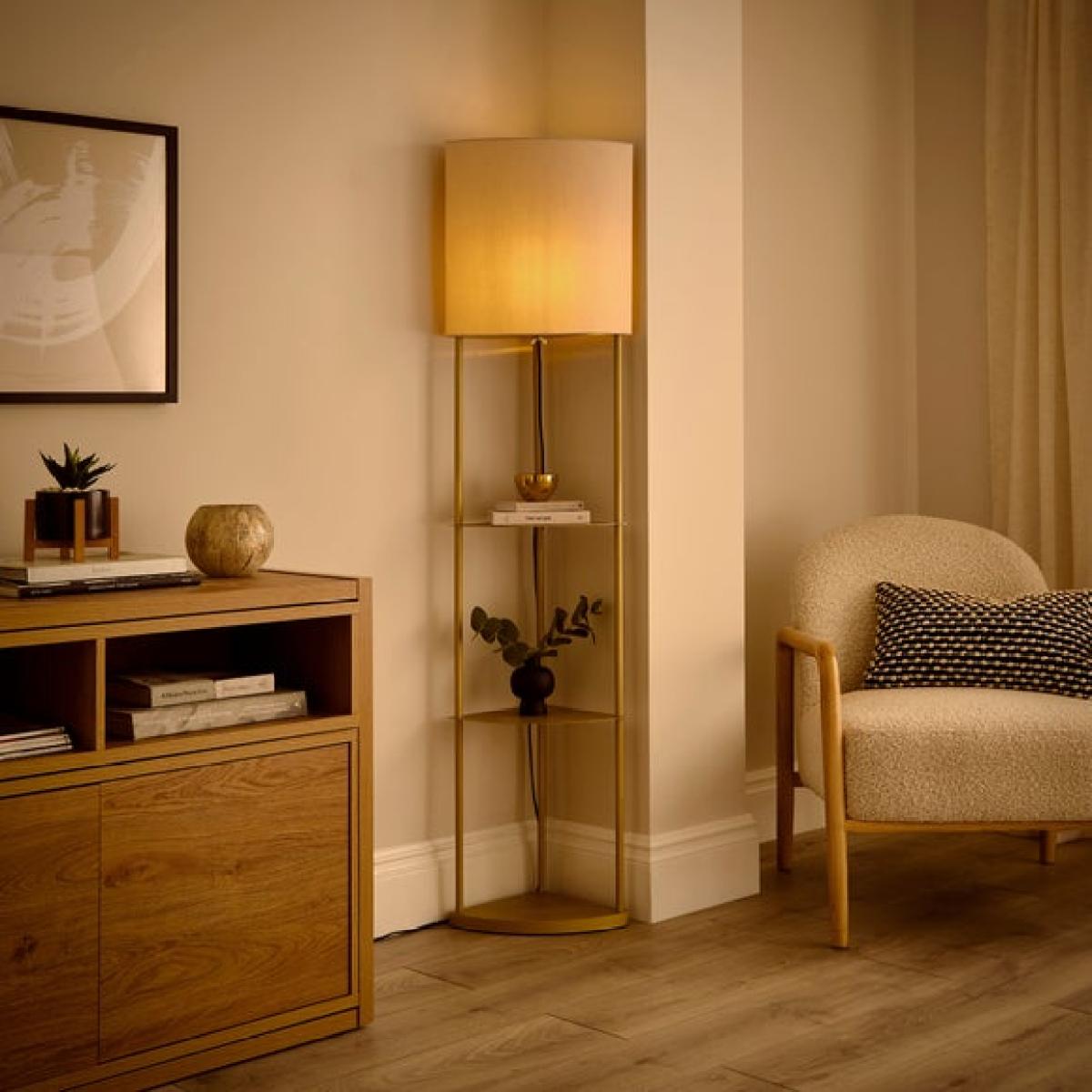 Jakob Corner Shelved Floor Lamp – image 2