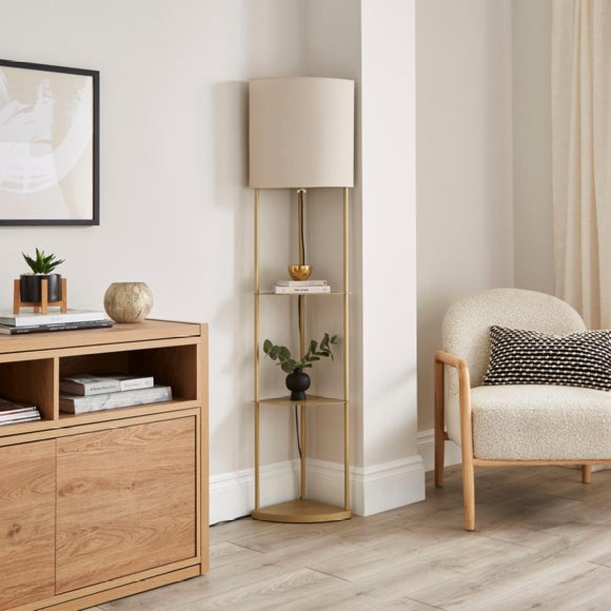 Jakob Corner Shelved Floor Lamp – image 6