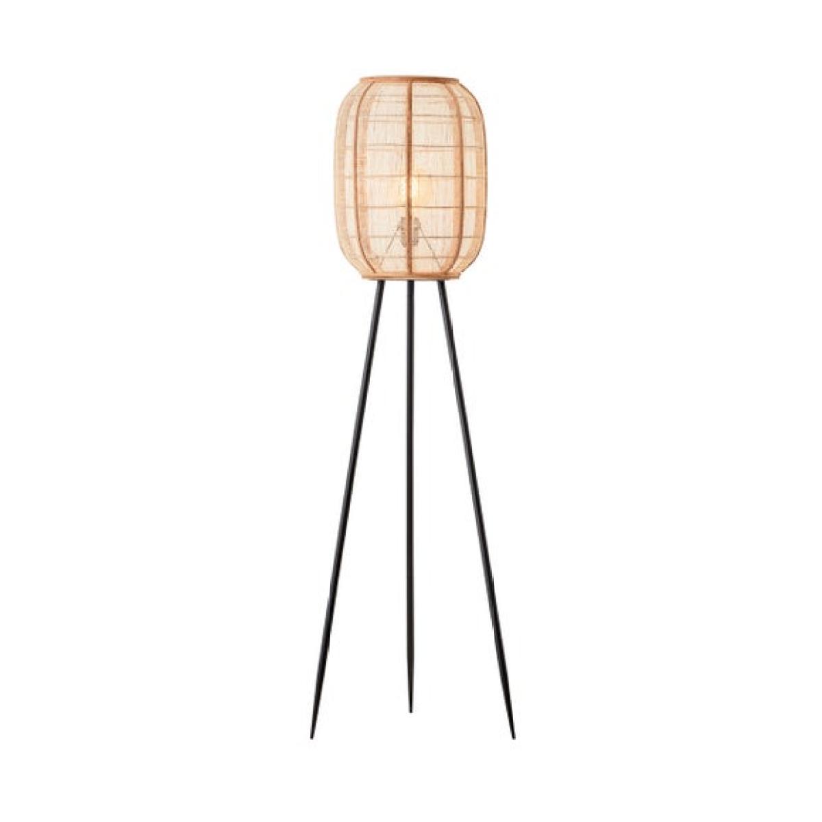 Return - Vogue Zen Linen and Bamboo Floor Lamp – image 7