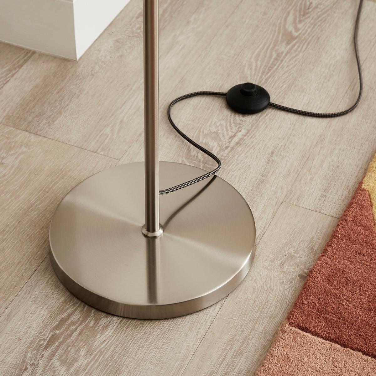 Elements Shaw 2 Light Adjustable Floor Lamp White – image 4