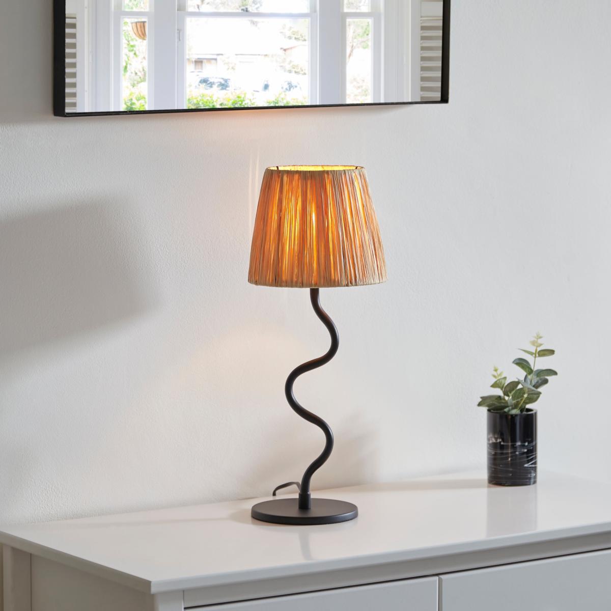 Return - Vogue Priya Wavy Table Lamp – image 1
