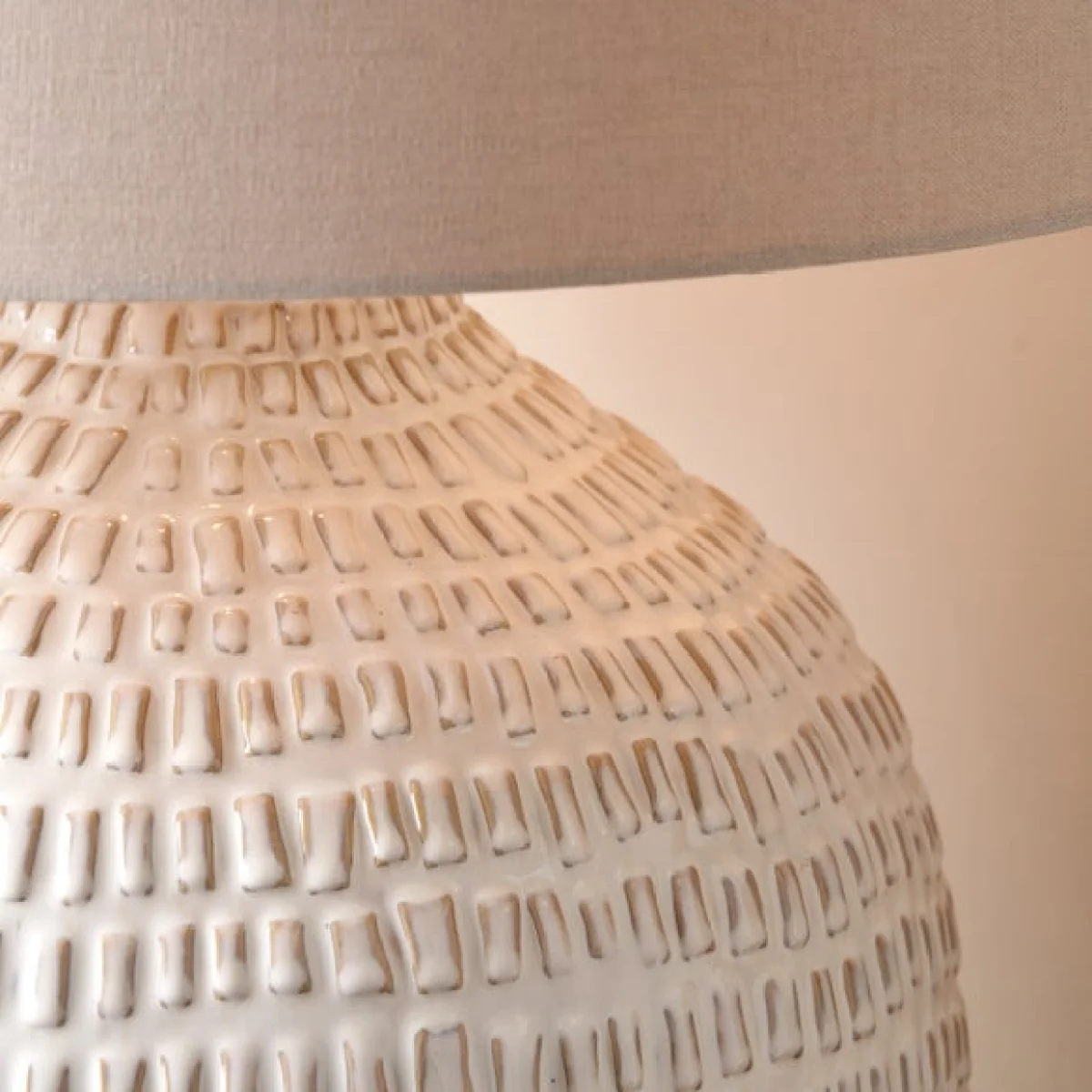 Return - Pacific Lifestyle Scandi Textured Table Lamp – image 2