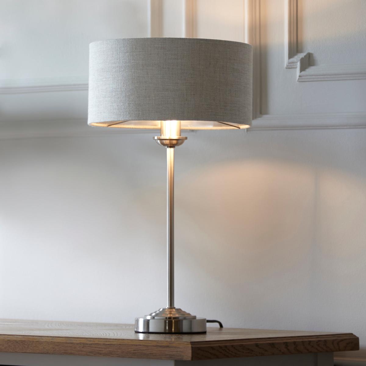 Return - Vogue Sandringham Table Lamp, Chrome – image 5