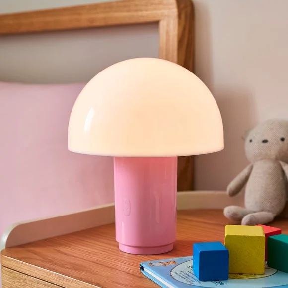 Mushroom Rechargeable Touch Dimmable Table Lamp – image 1