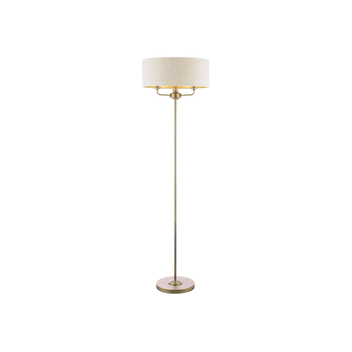 Laura Ashley - Sorrento 3 Light Floor Lamp - Home Accessories