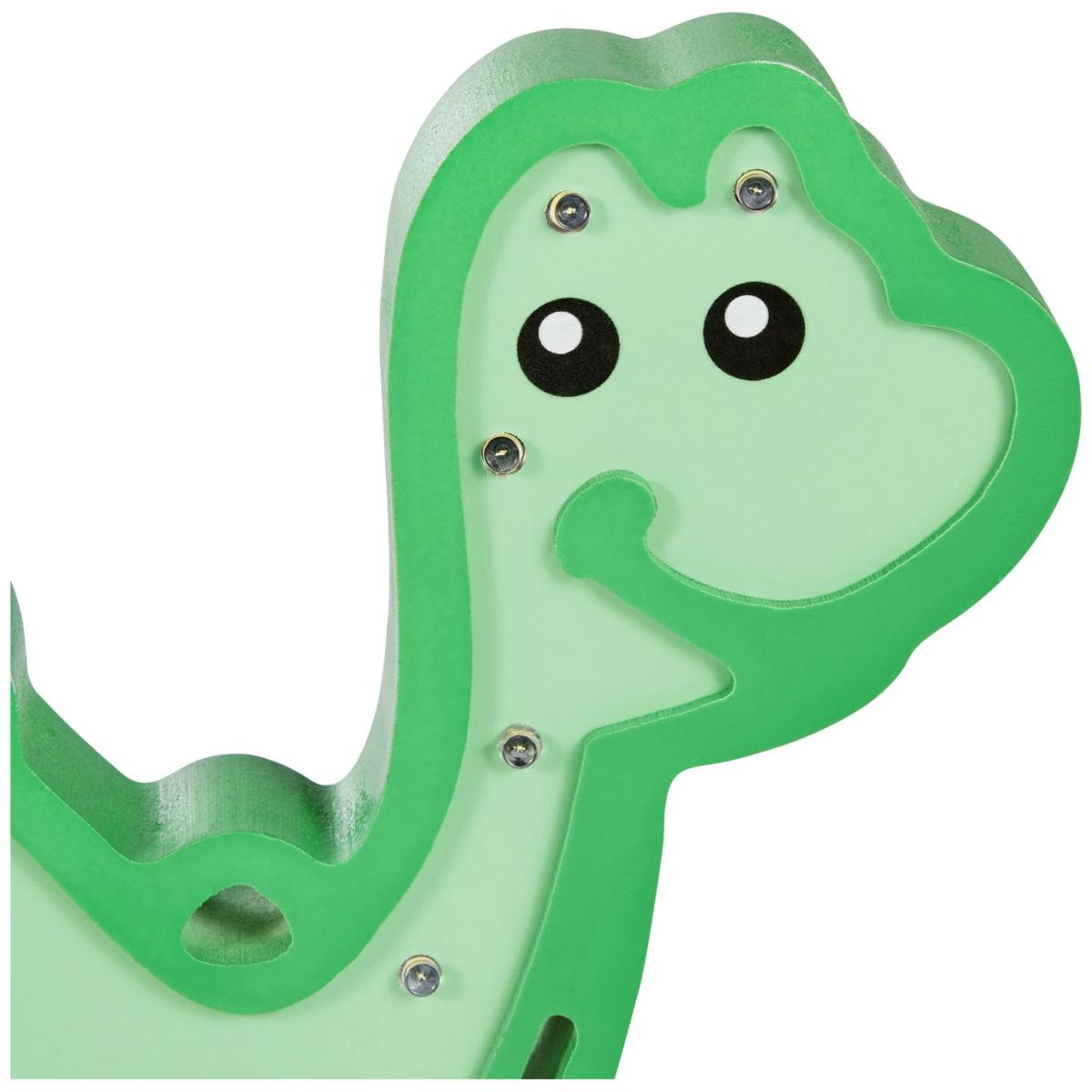 Glow Light Up Dinosaur LED Table Lamp - Green – image 4