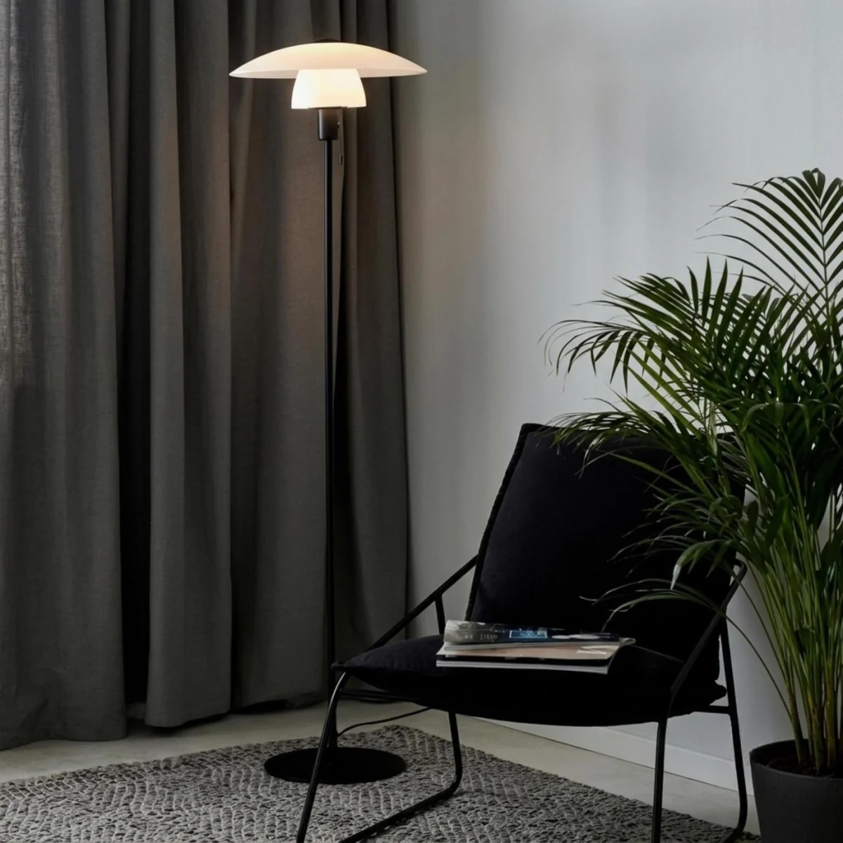 Nordlux Verona Metal Statement Floor Lamp - Black – image 1