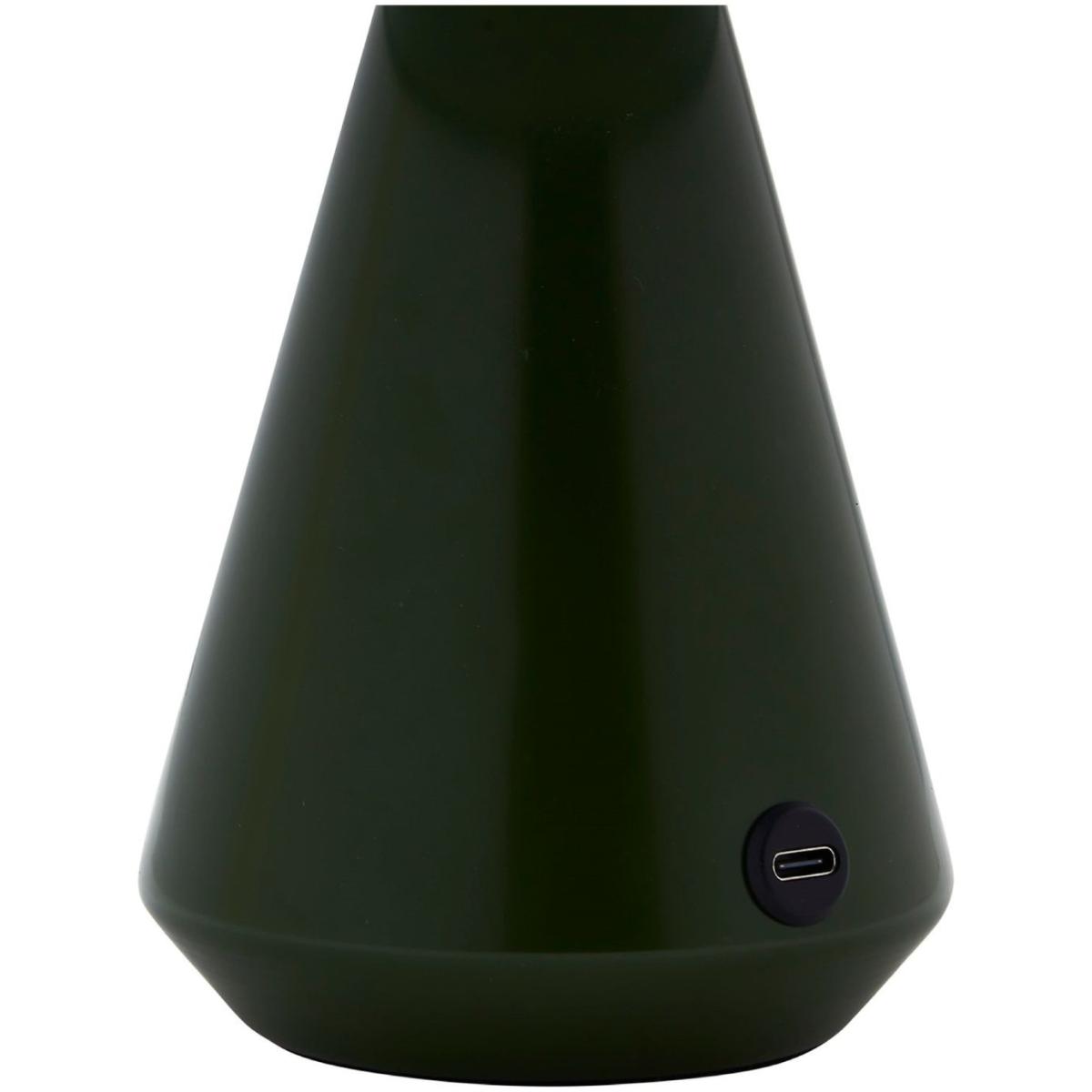 Widdop Hestia Mushroom LED Touch Table Lamp - Moss Green – image 5