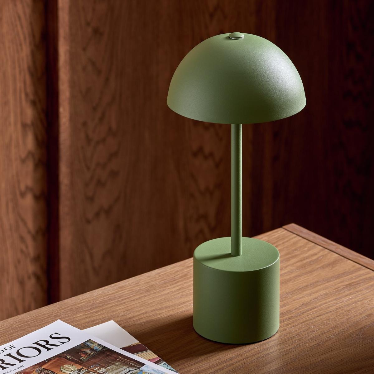 Habitat Rechargeable Mushroom LED Table Lamp - Green – image 2