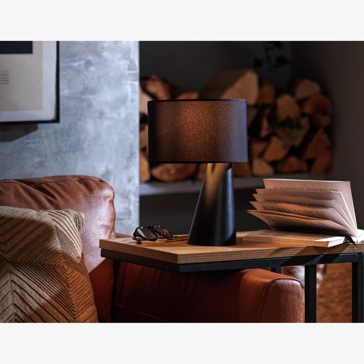 Habitat Abono Desk Lamp - Matt Black