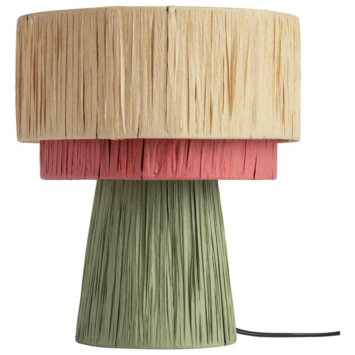 Habitat Salto Raffia 3 Tier Table Lamp - Multicoloured – image 3