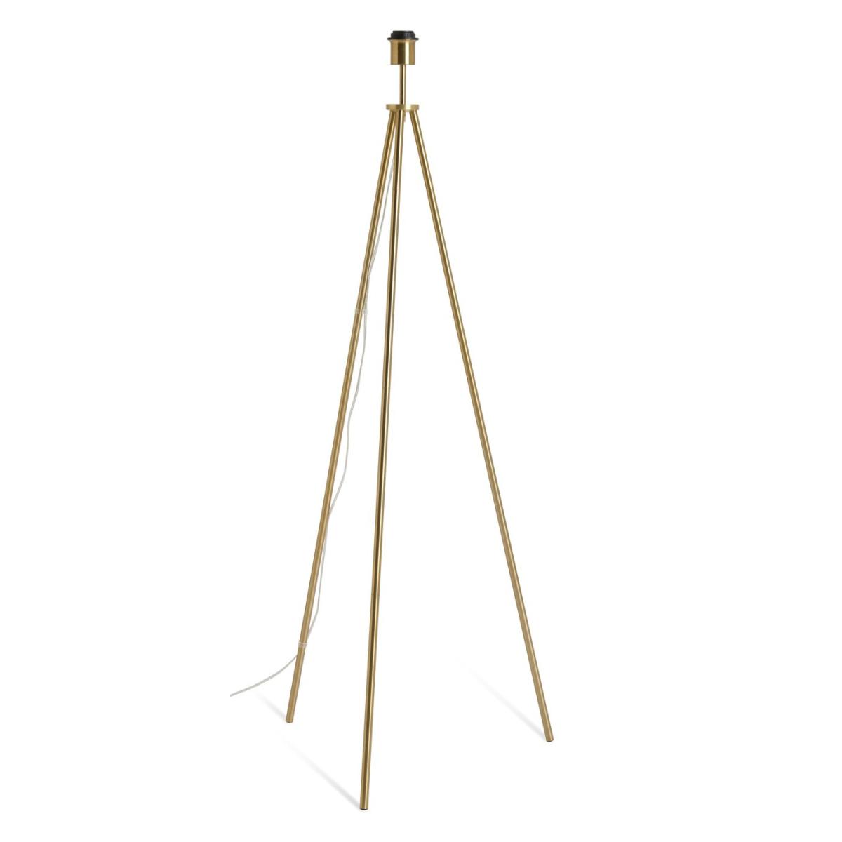 Habitat Ed Metal Tripod Floor Lamp Base Only - Brass – image 3