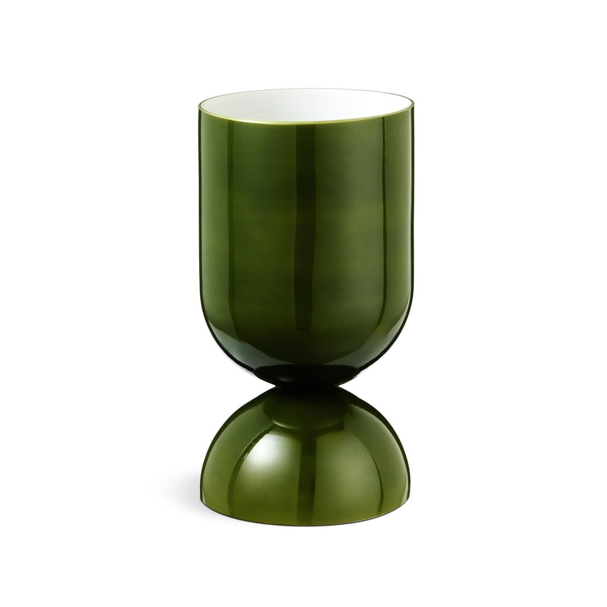 Habitat Gloss Glass Table Lamp - Green – image 4
