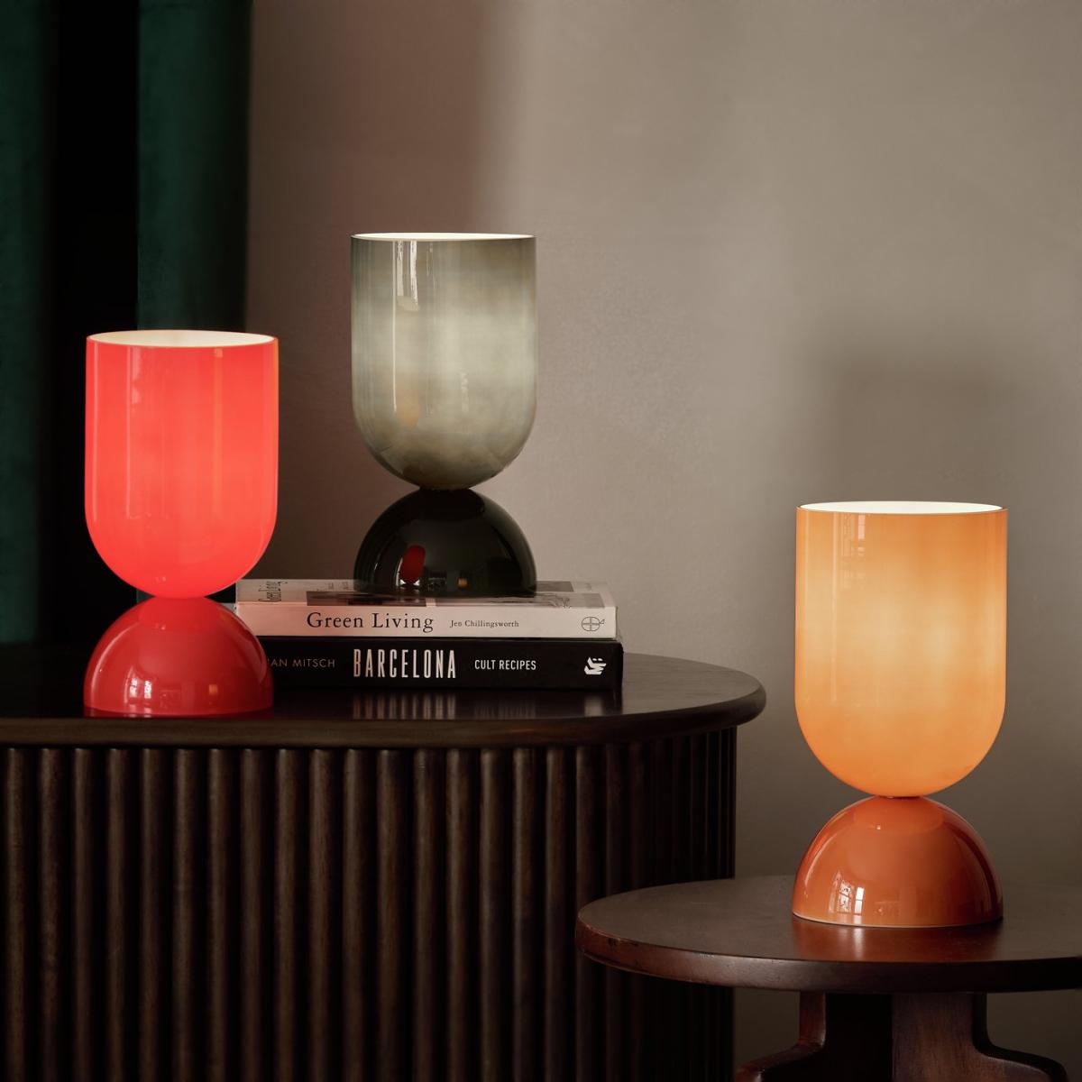 Habitat Gloss Glass Table Lamp - Green – image 8