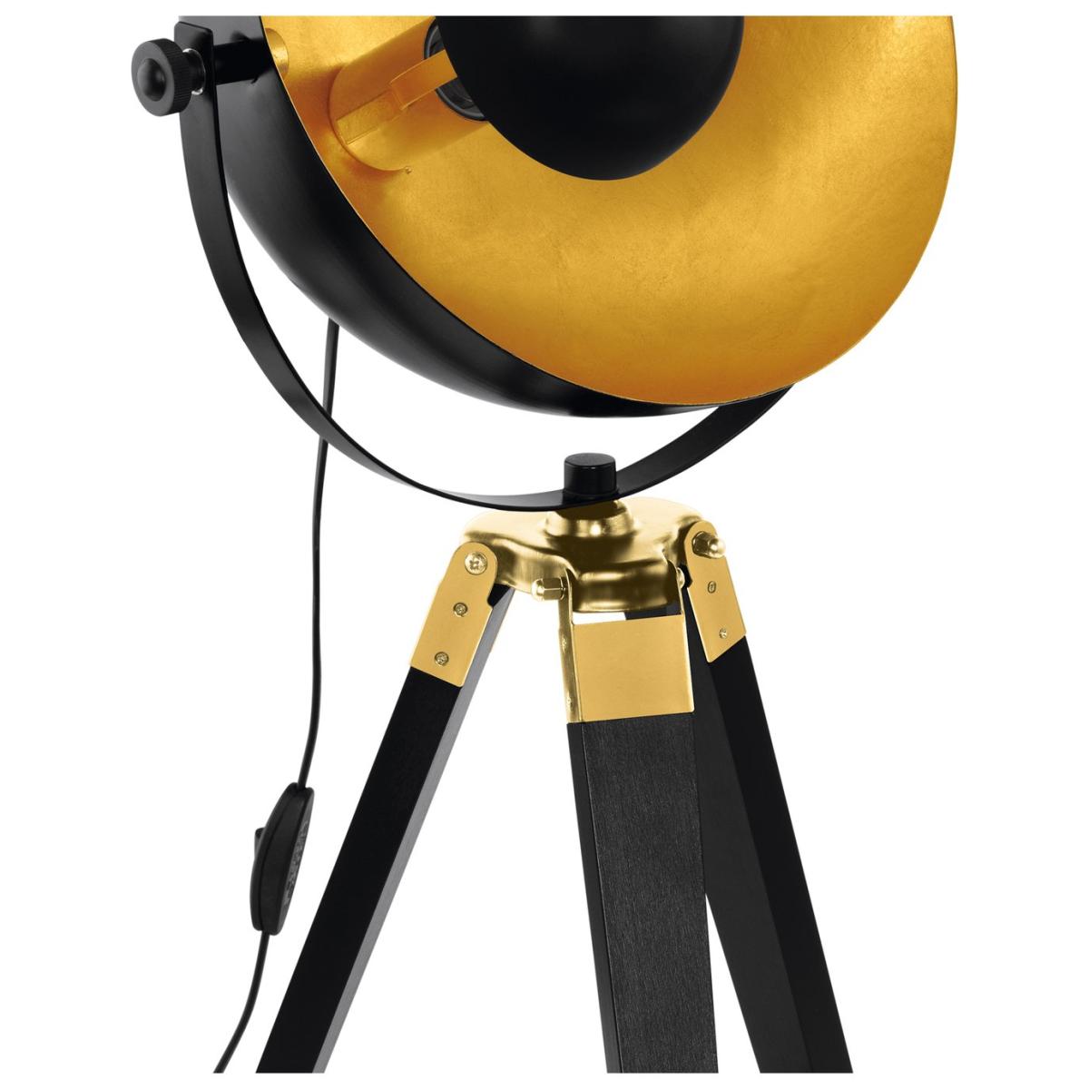 EGLO Covaleda Steel Tripod Table Lamp - Black – image 4