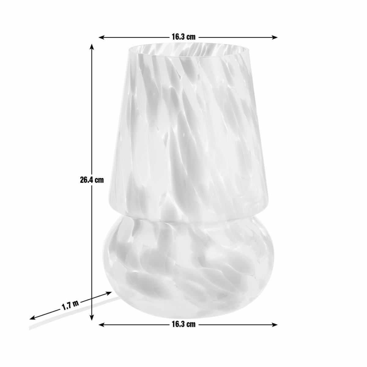 Habitat Rahnn Confetti Glass Table Lamp - Green – image 6