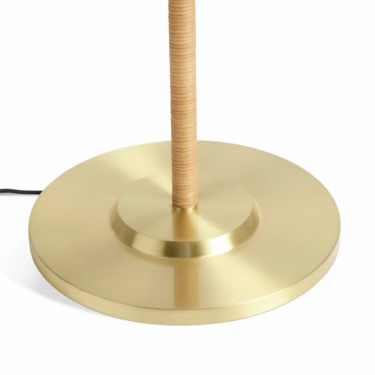 Habitat Alba Rattan Umbrella Floor Lamp - Brown – image 5