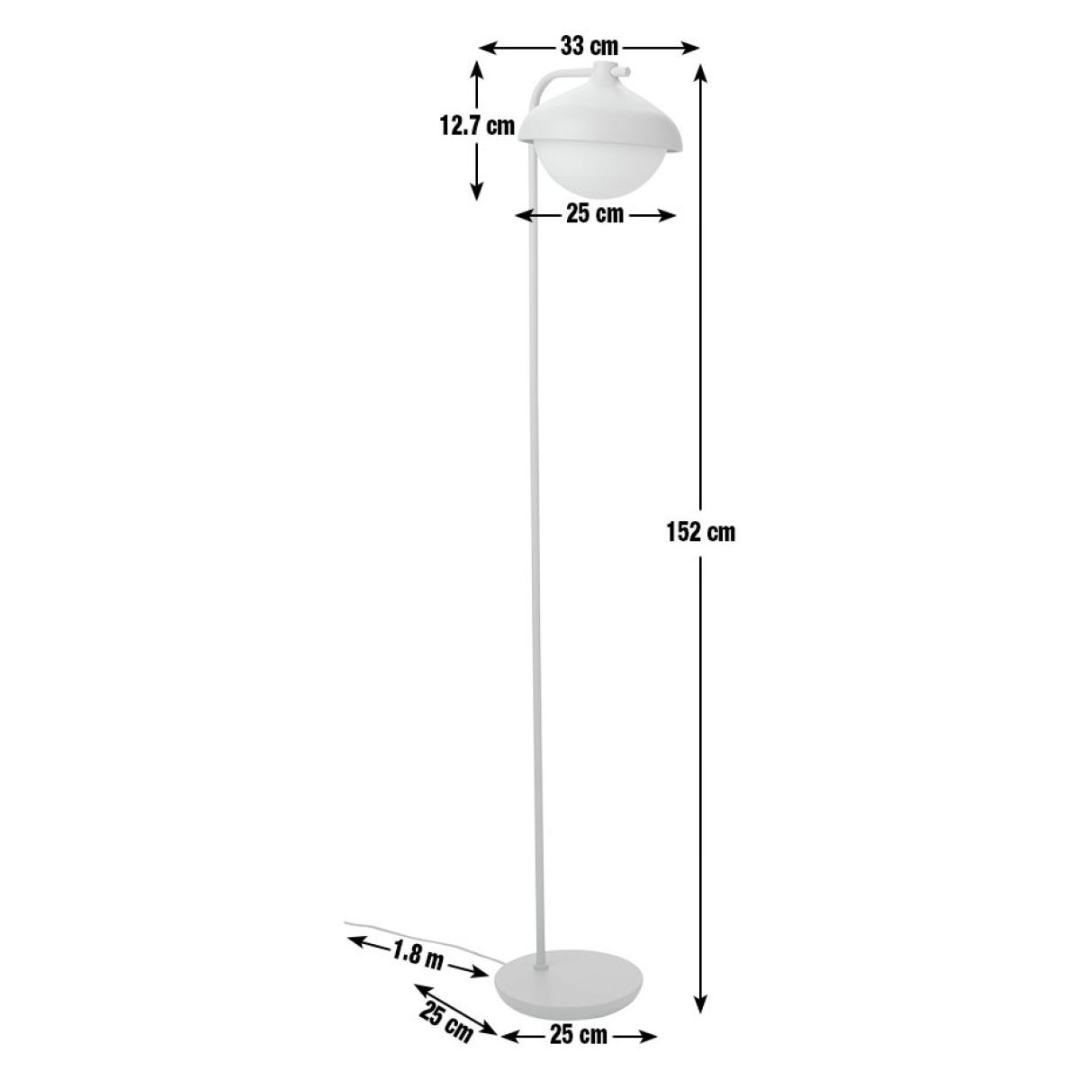 Habitat Acorn Metal Floor Lamp - Latte – image 10