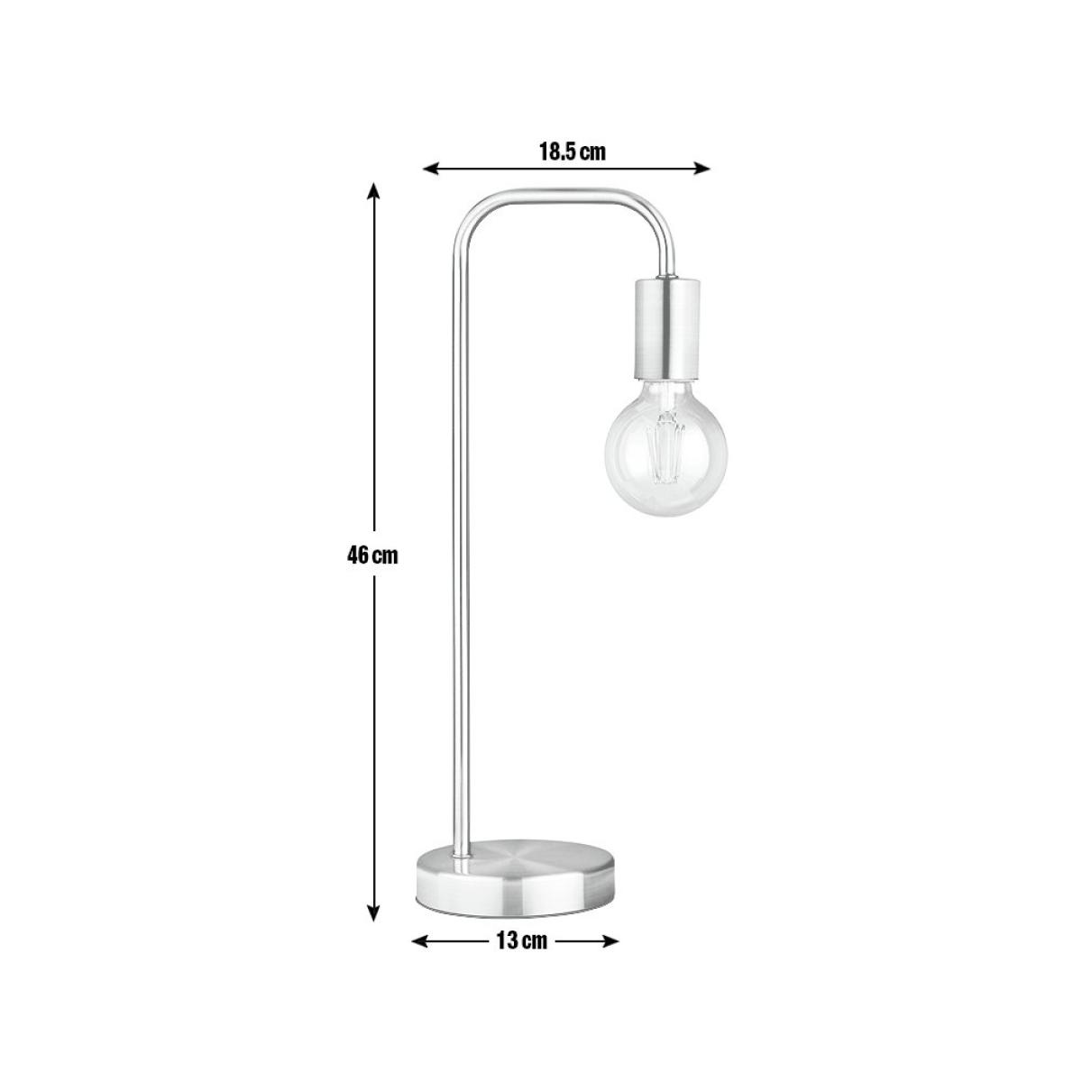 Habitat Rayner Steel LED Table Lamp - Black – image 5