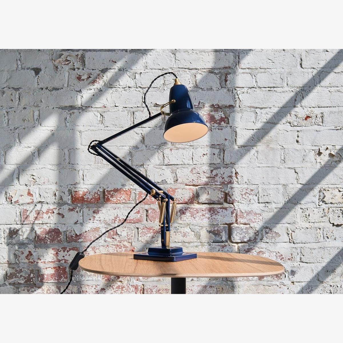 Heal's Original 1227 Brass Desk Lamp Jet Black – image 1