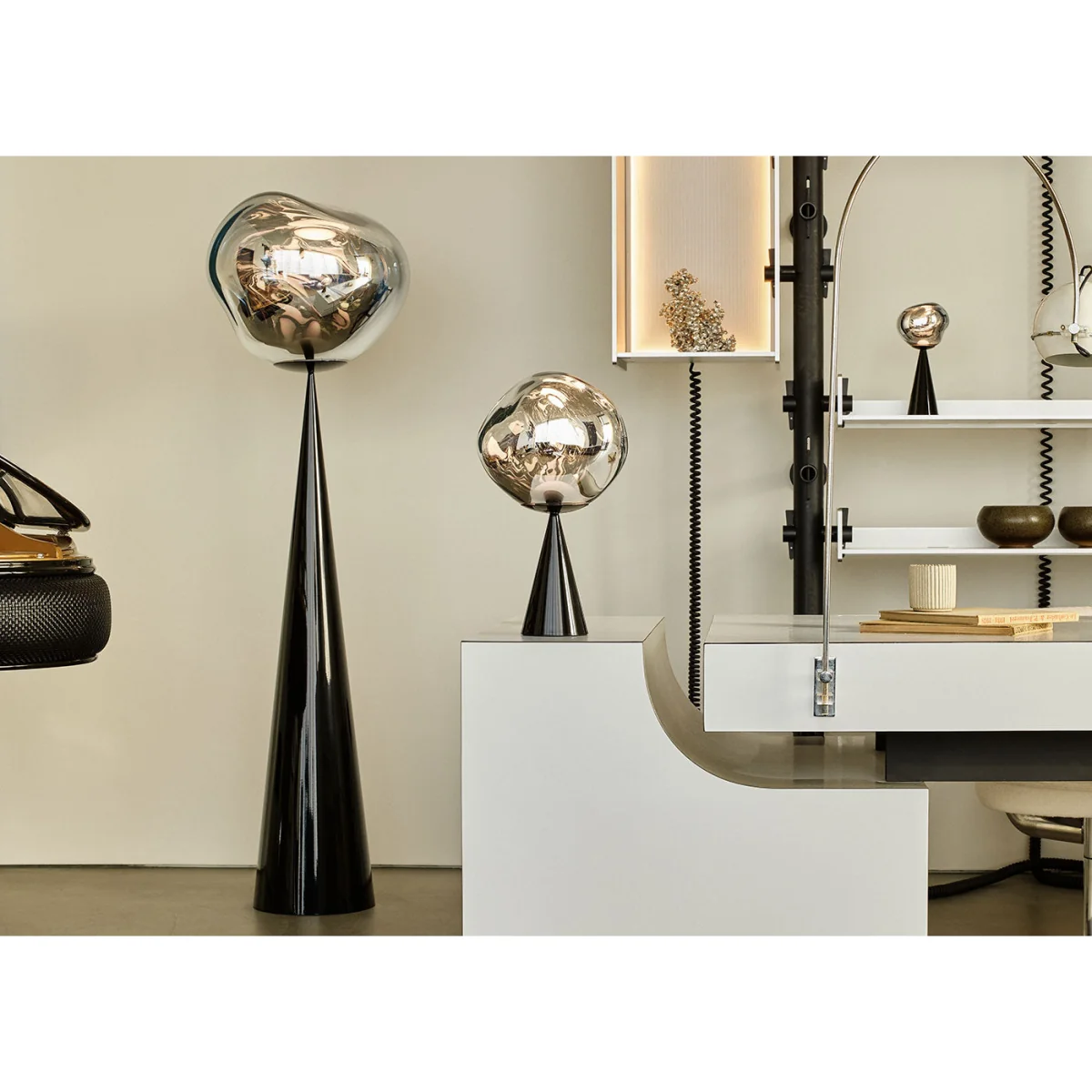 Tom Dixon Melt LED Cone Fat Floor Bronze – image 4