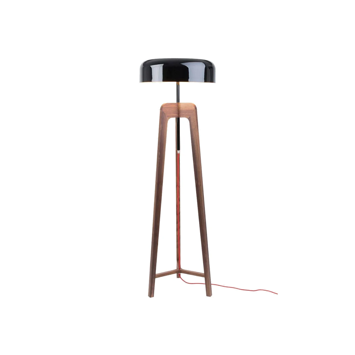 Heal's Pileo Alta Floor Lamp Walnut & Black – image 1