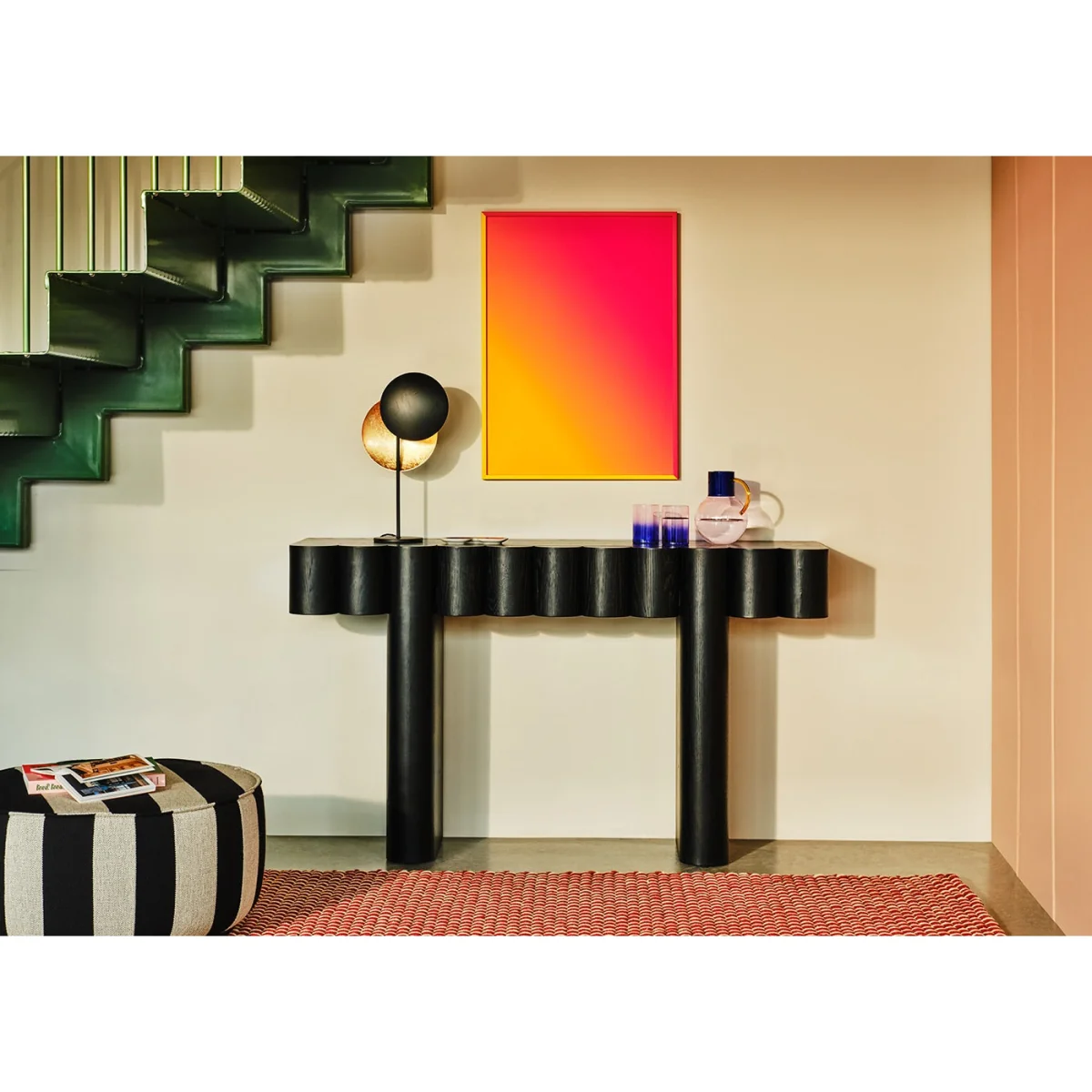 Heal's Eclisse LED Table Lamp Black & Gold – image 4