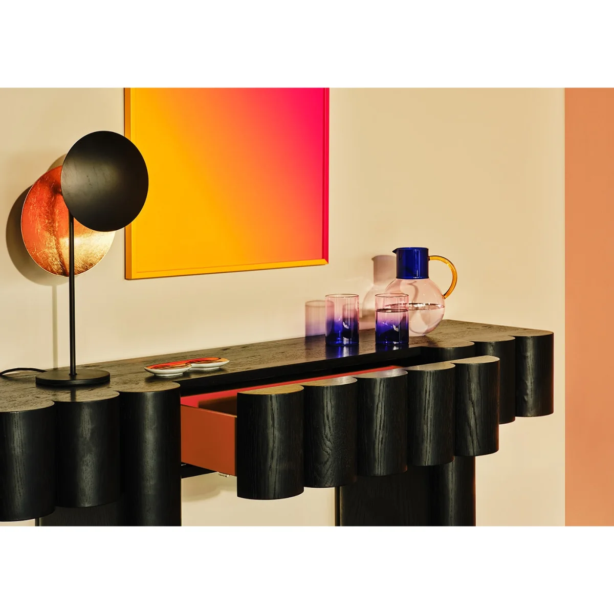 Heal's Eclisse LED Table Lamp Black & Gold – image 5