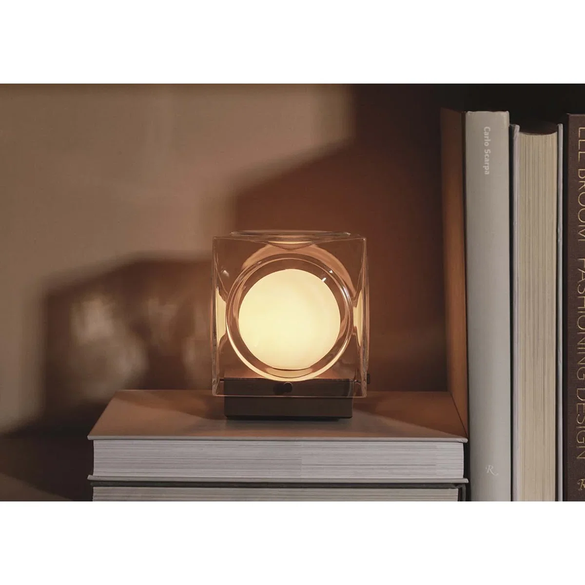 Lee Broom Chant Portable Table Lamp Clear & Bronze – image 3