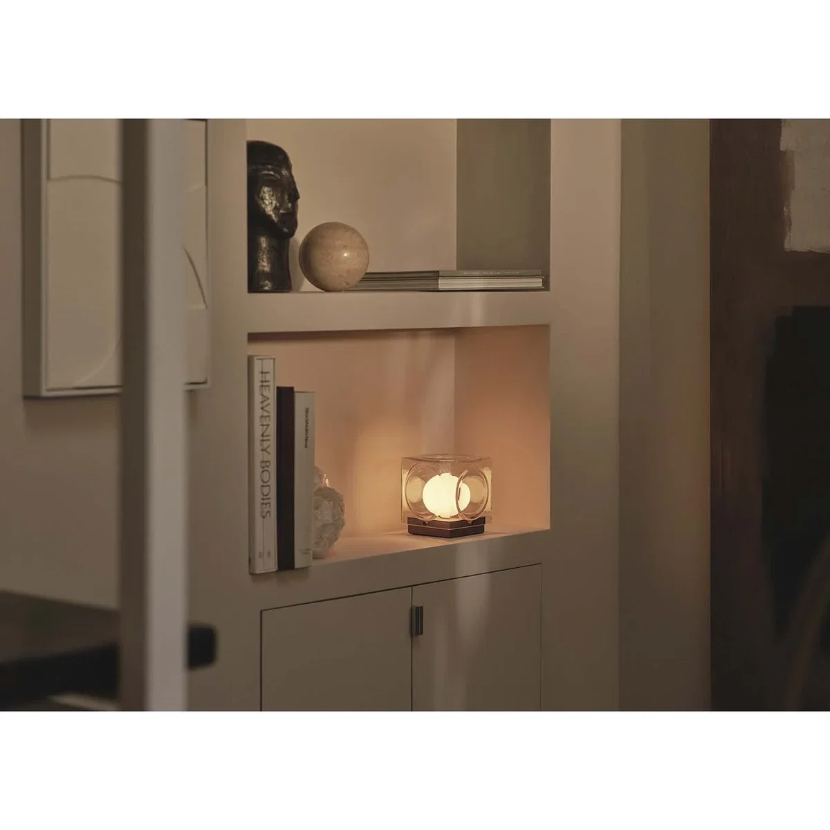 Lee Broom Chant Portable Table Lamp Clear & Bronze – image 5