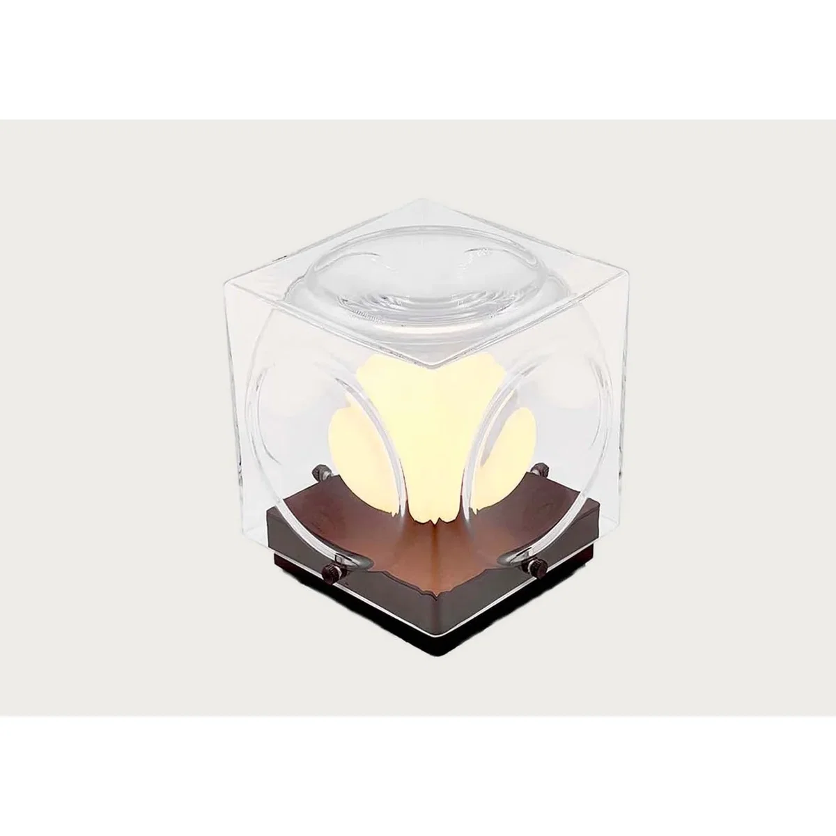 Lee Broom Chant Portable Table Lamp Clear & Bronze – image 8