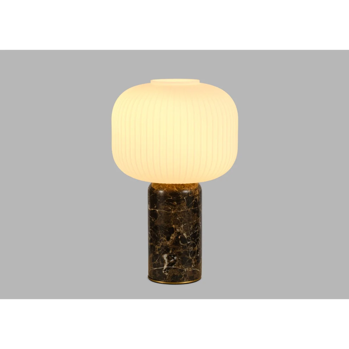 Heal's Opal Lantern Table Lamp Jadeite Marble – image 5