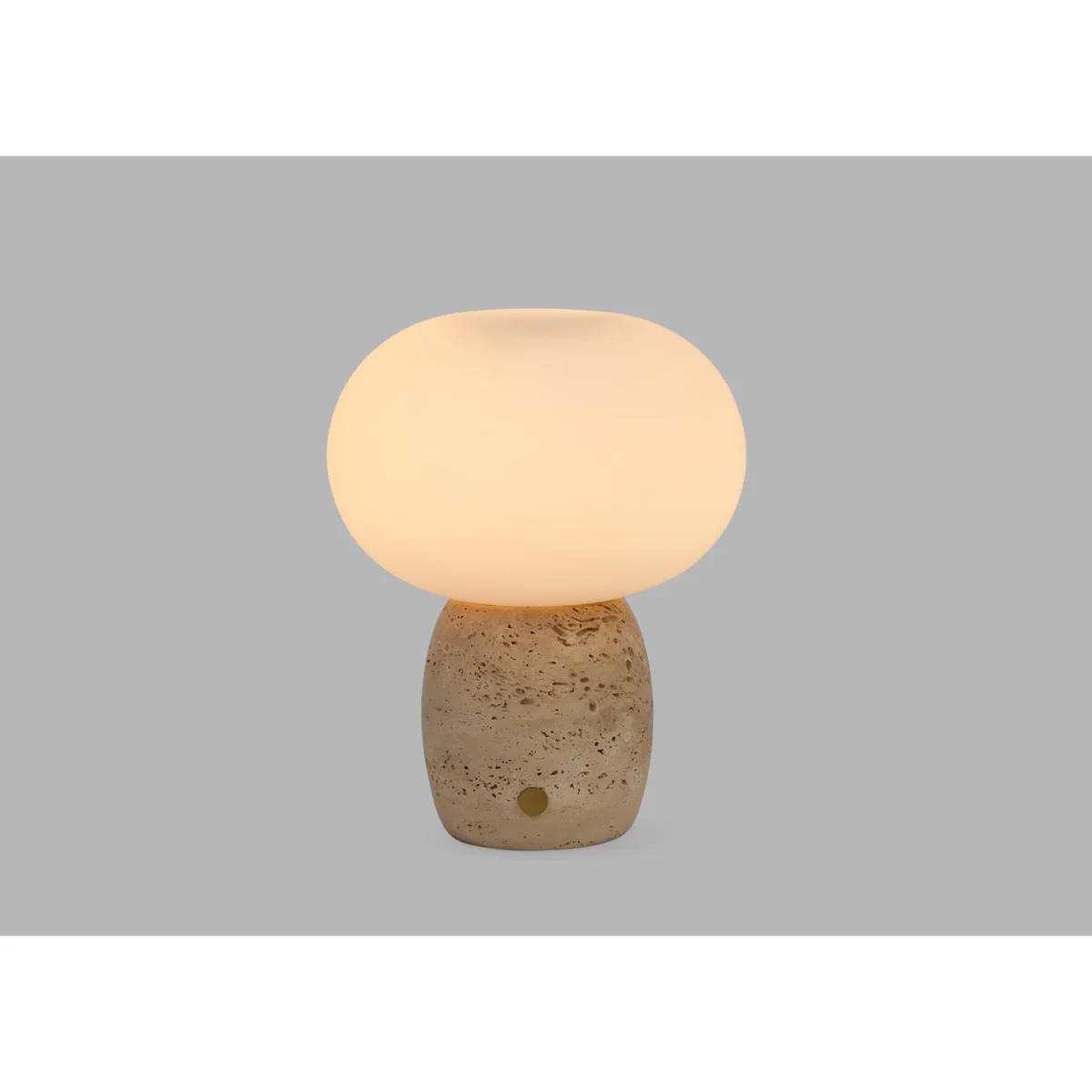 Heal's Pebble LED Portable Table Lamp Burgundy Marble – image 6