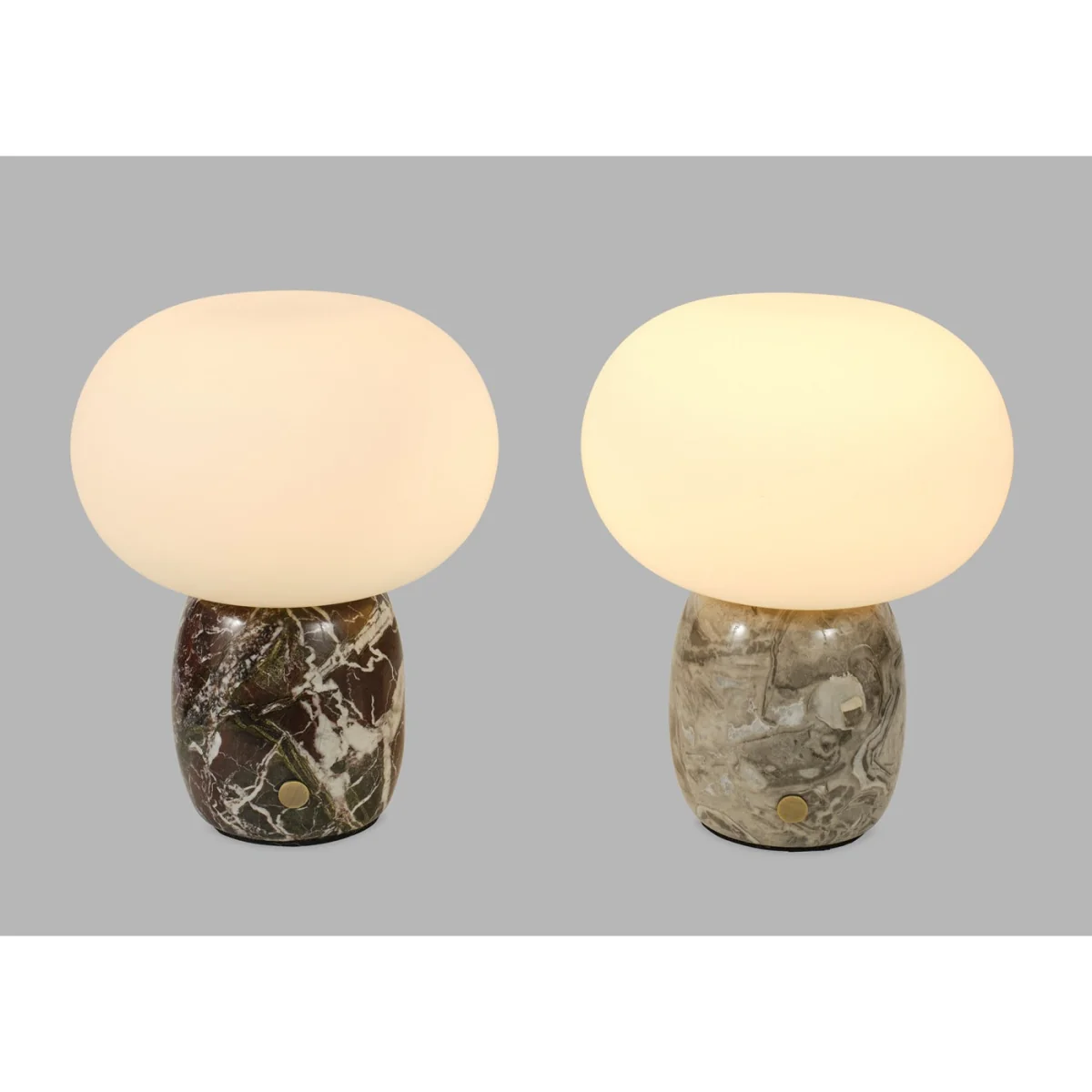 Heal's Pebble LED Portable Table Lamp Burgundy Marble – image 7