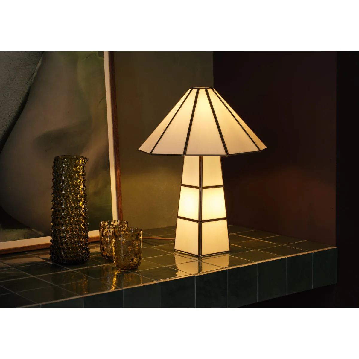 Heal's Shimada Glass Table Lamp Cone – image 2