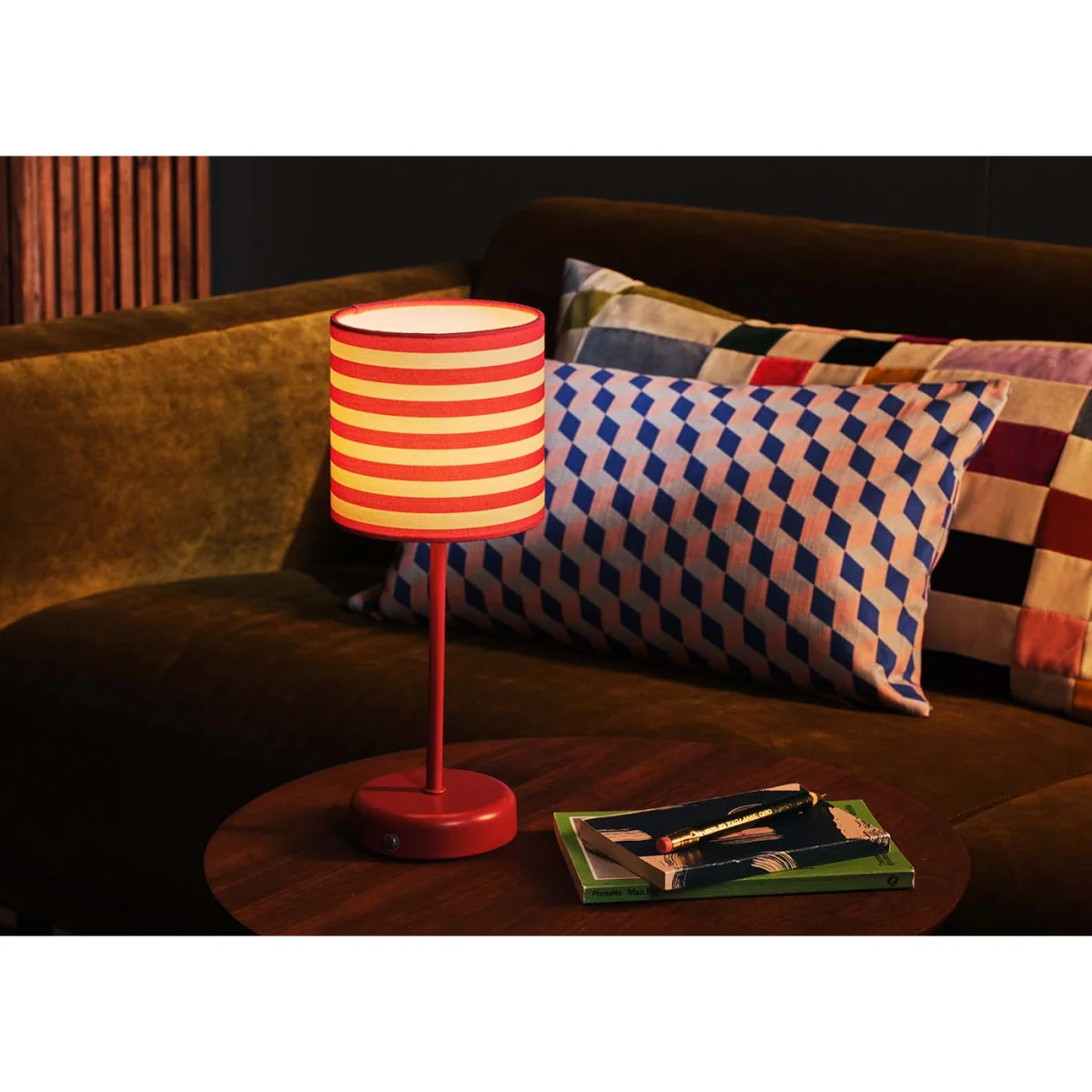 Heal's Raie LED Portable Table Lamp Red – image 3