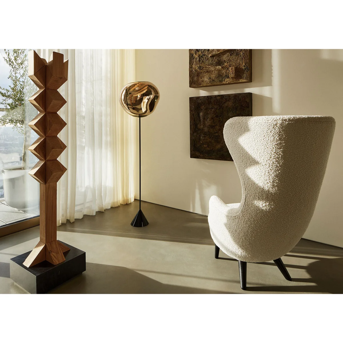 Tom Dixon Melt LED Cone Slim Floor Bronze – image 2