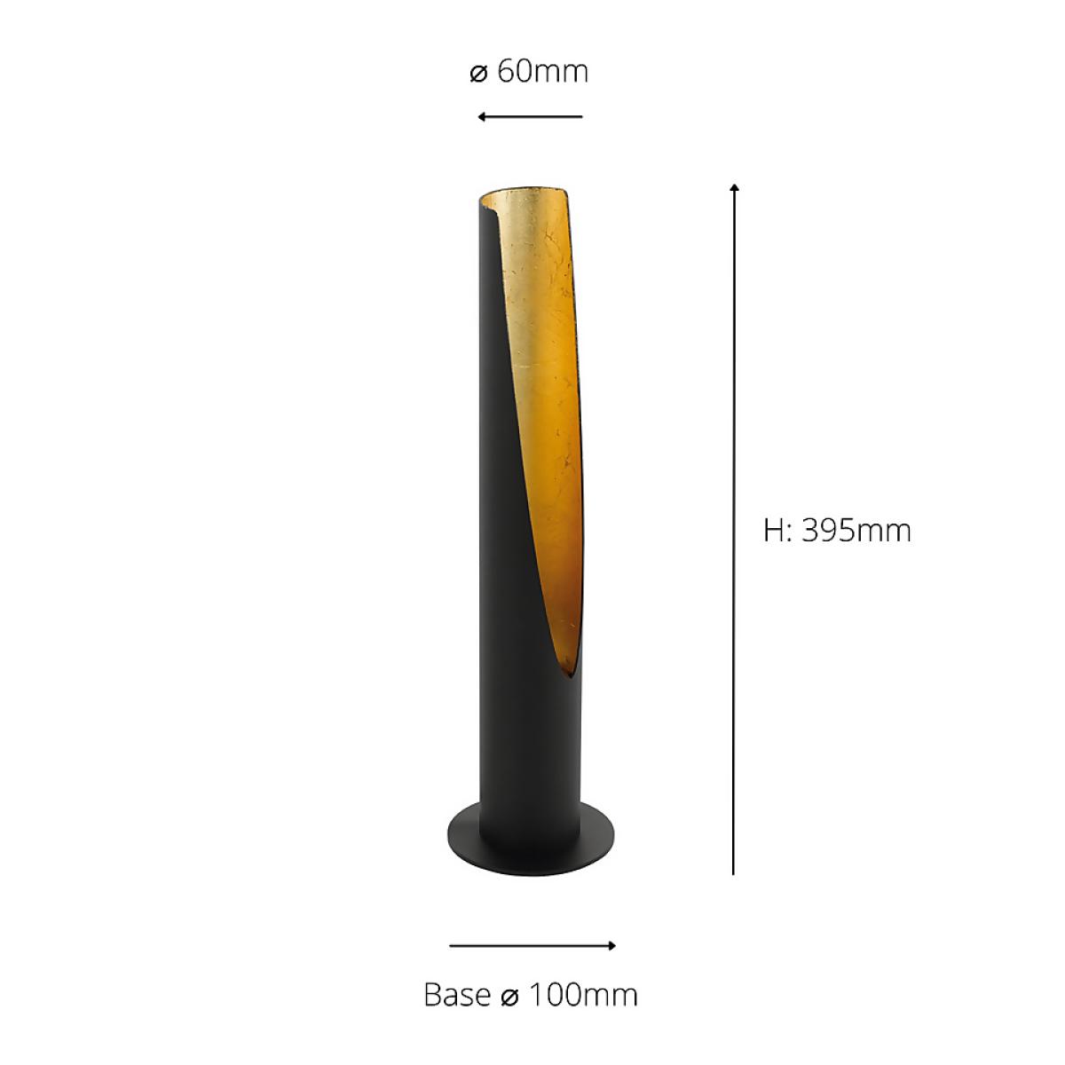 Eglo Barbotto Table Lamp - Black & Gold – image 6