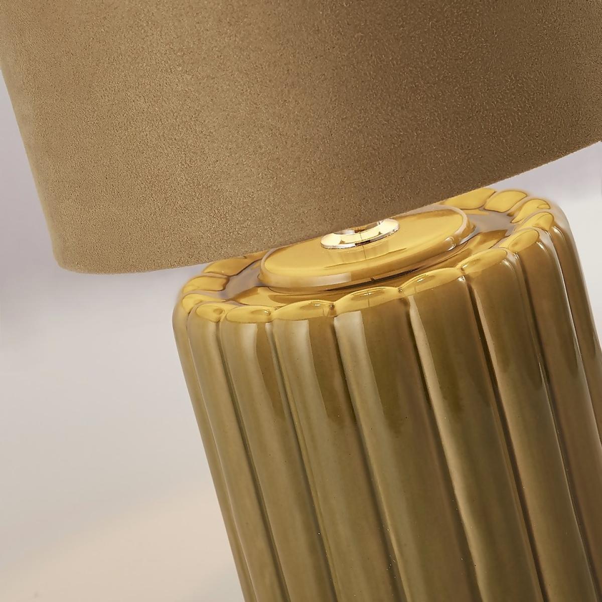 Phoebe Ceramic Table Lamp - Olive – image 4