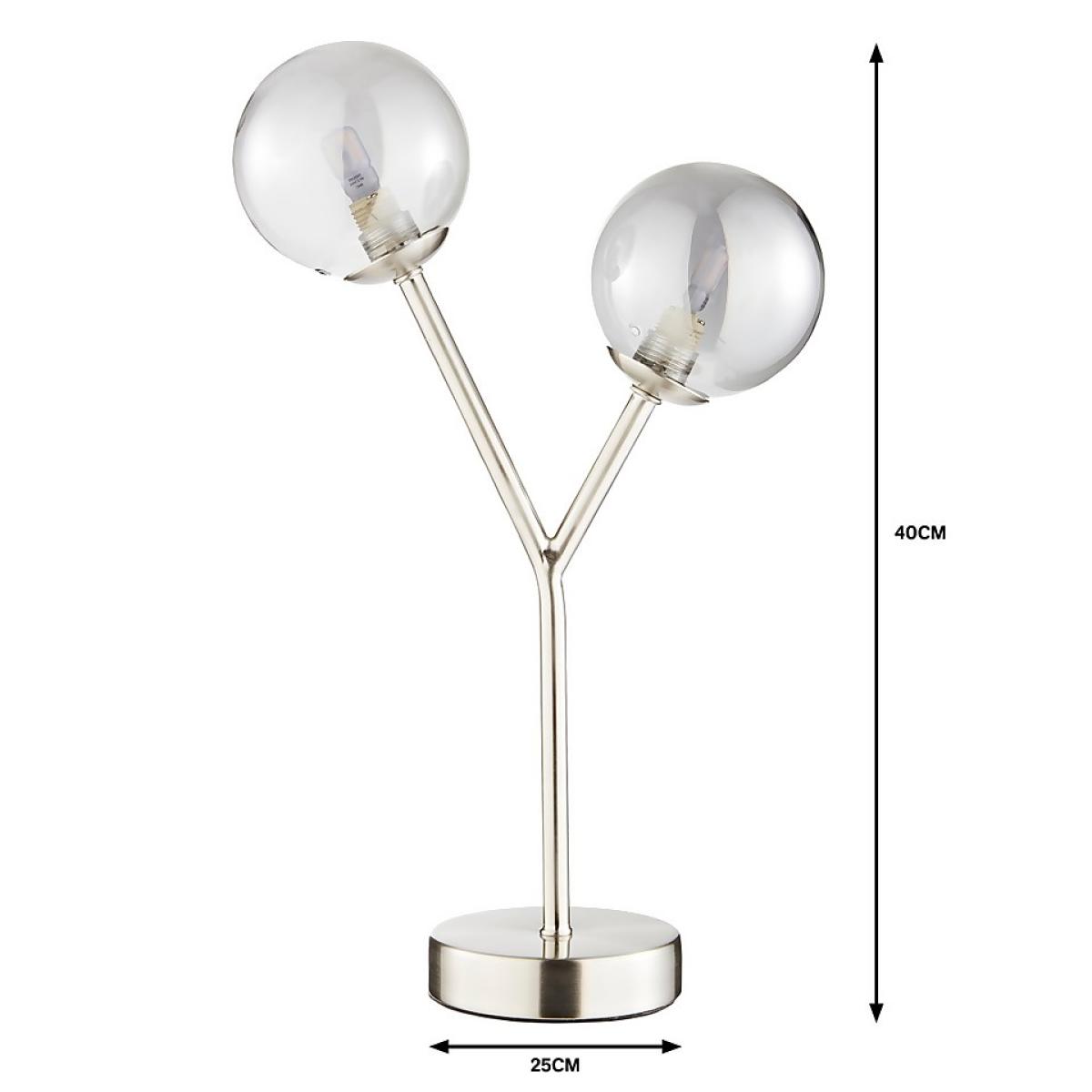 Orb 2 Light Table Lamp - Nickel Smoke – image 4